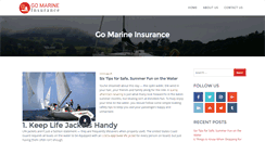 Desktop Screenshot of go-marine.com