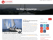 Tablet Screenshot of go-marine.com